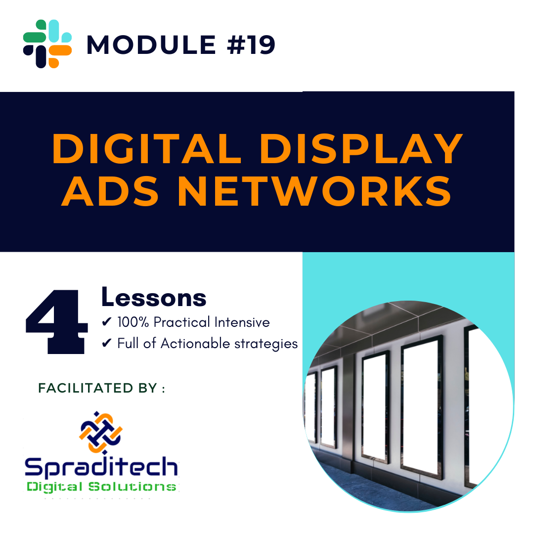 Digital Display Ads Networks in Spraditech Digital Marketing Training in Lagos